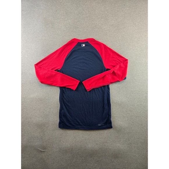 Los Angeles Angels x Nike Baseball Shirt Mens M Blue L/S Center Swoosh Dri Fit - Picture 2 of 10